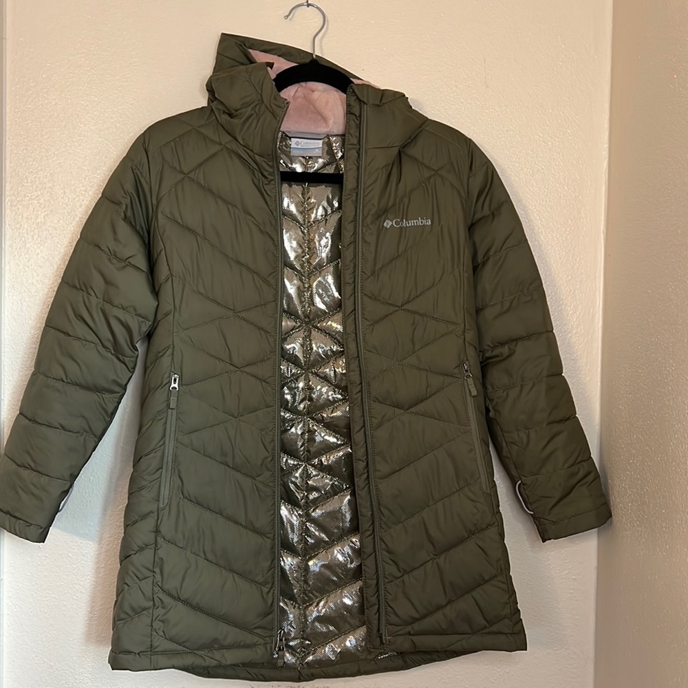 Girls Columbia ‘Heavenly’ long jacket